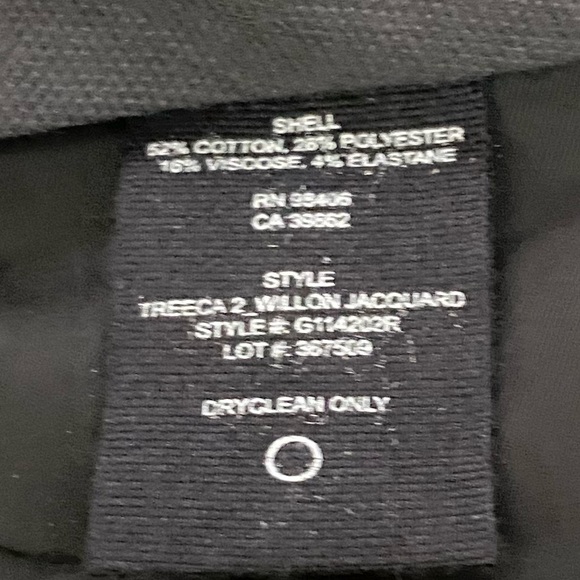 NWOT Theory Women’s Treeca 2 Willon Jacquard Mid Rise Pants Size 10. - Picture 8 of 10